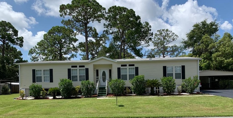 Manufactured home foundation engineering certification for VA financing in Lakeland, Florida.