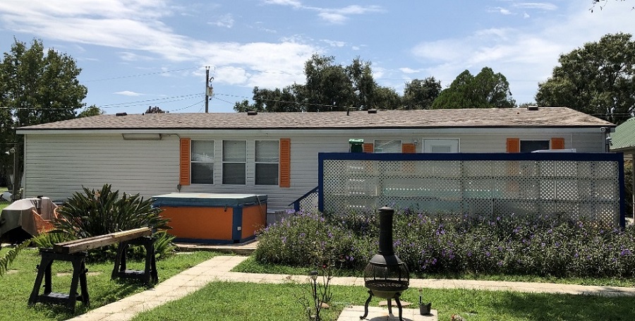 Manufactured home foundation certification for conventional financing in Lakeland, Florida.