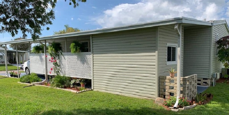 Manufactured home foundation engineering evaluation in Lakeland, Florida.